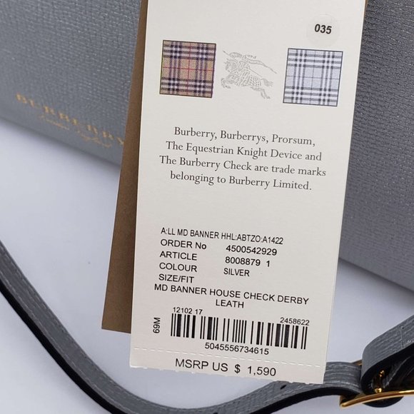 100% Authentic Burberry Banner Shoulder Bag - Picture 12 of 13